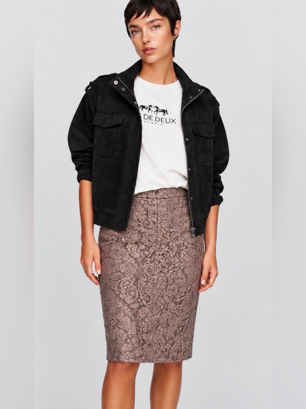 Victoria’s Secret Lace Pencil Skirt